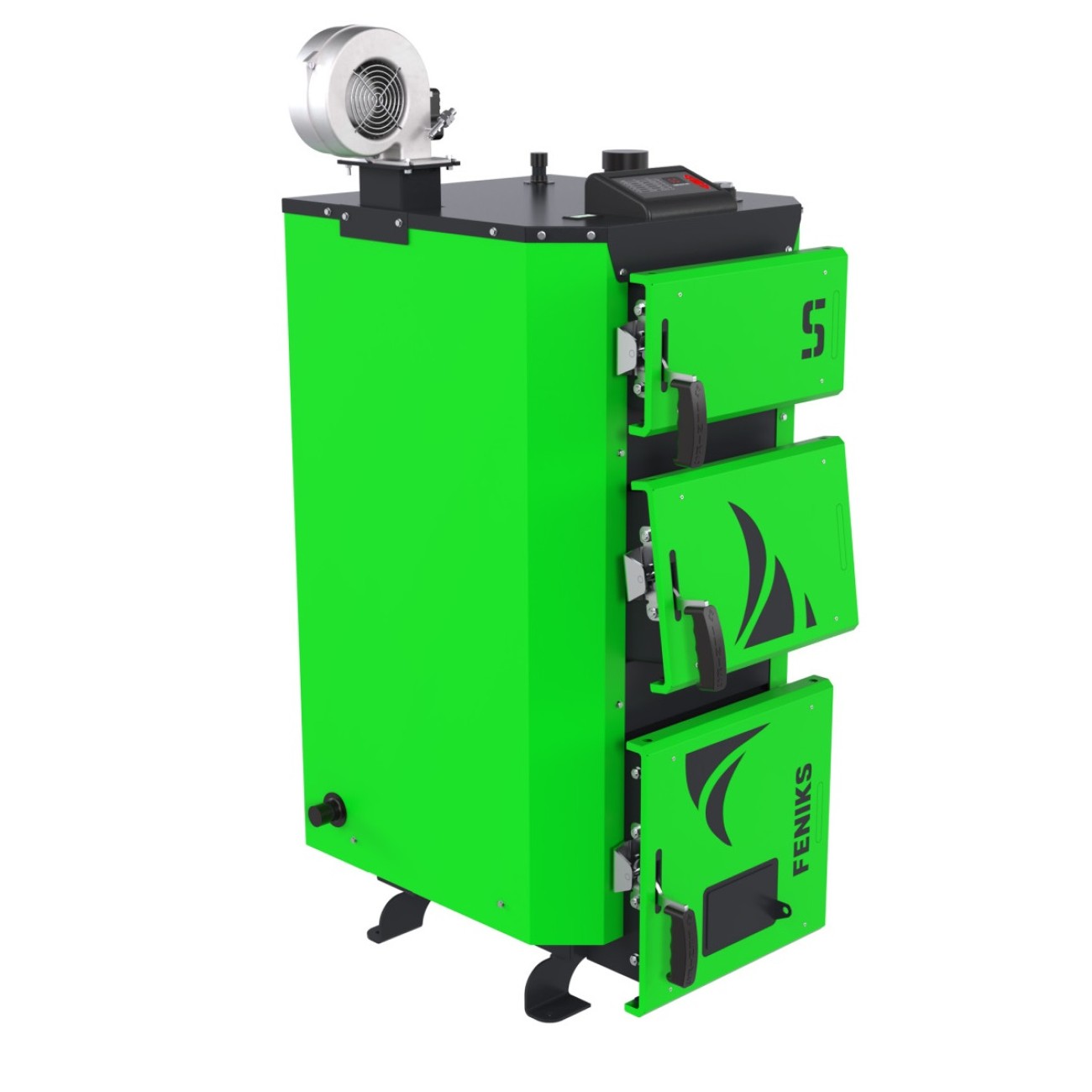 Cazan pe combustibil solid Feniks S 10 kW
