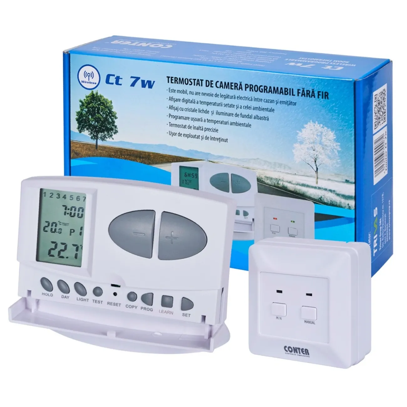 Termostat CONTER CT7 RF