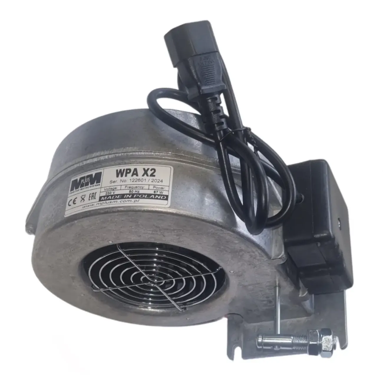 Нагнетательный вентилятор для котла WPA X2 / 67W / 255м3/ч