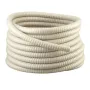 Furtun gofrat flexibil 16 mm (5/8") alb pentru instalații AC