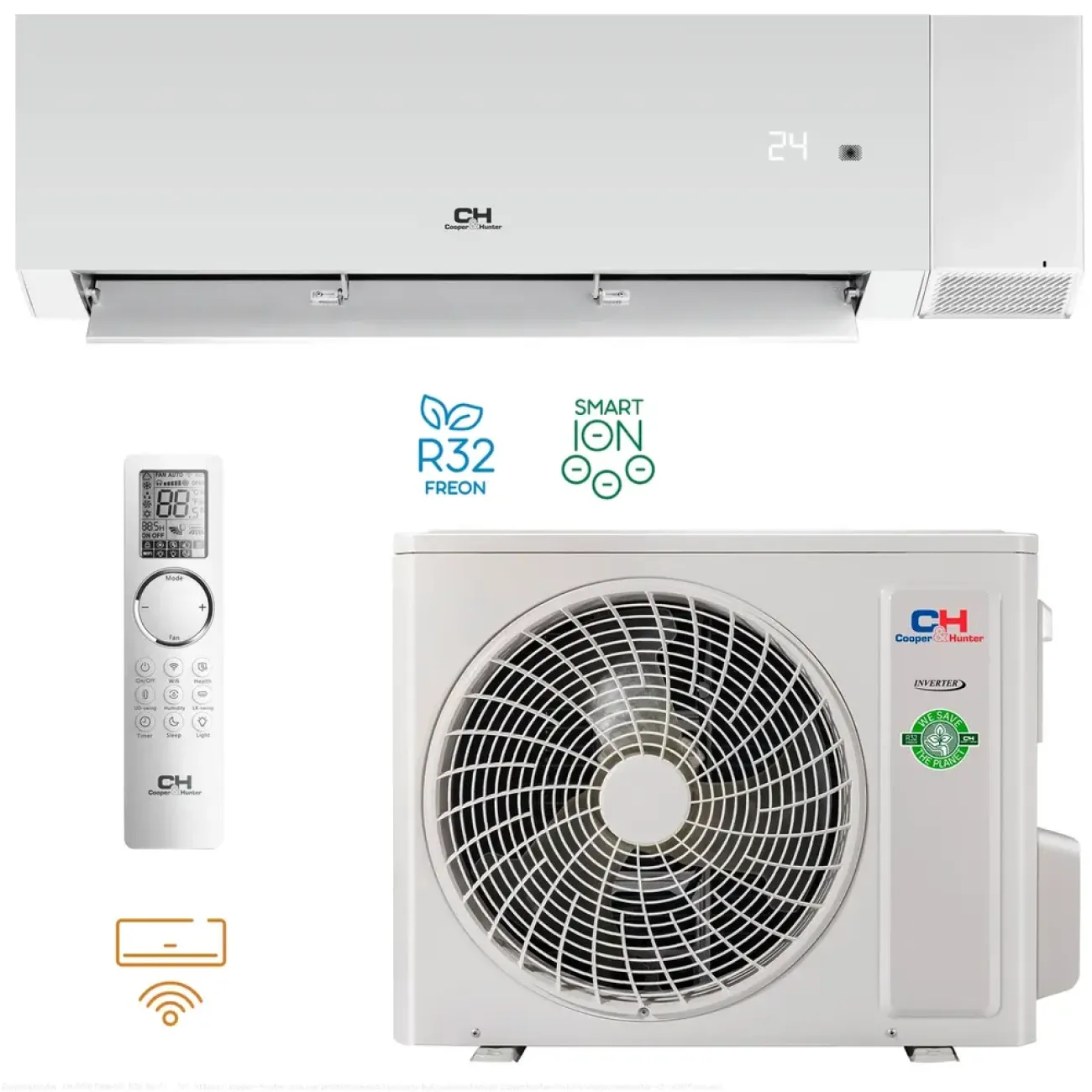 Кондиционер Cooper&Hunter Nature CH-S09FTXAN White – 9000 BTU