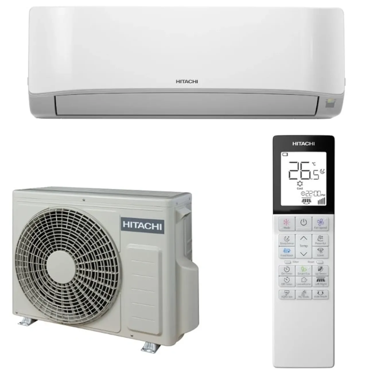 Кондиционер Hitachi airHome 400 18000 BTU RAK-DJ50RHAE/RAC-DJ50PHAE