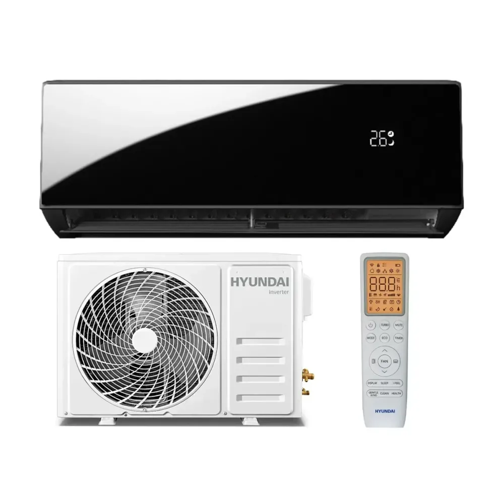 Conditioner HYUNDAI T-Pro Series (Black) Inverter R32 HYAC - 9CHSD/TP51I