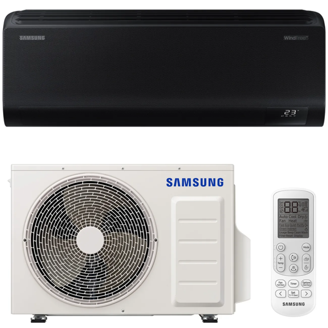Кондиционер Samsung Inverter R32 AR70F09C1BBNUA 9000 BTU