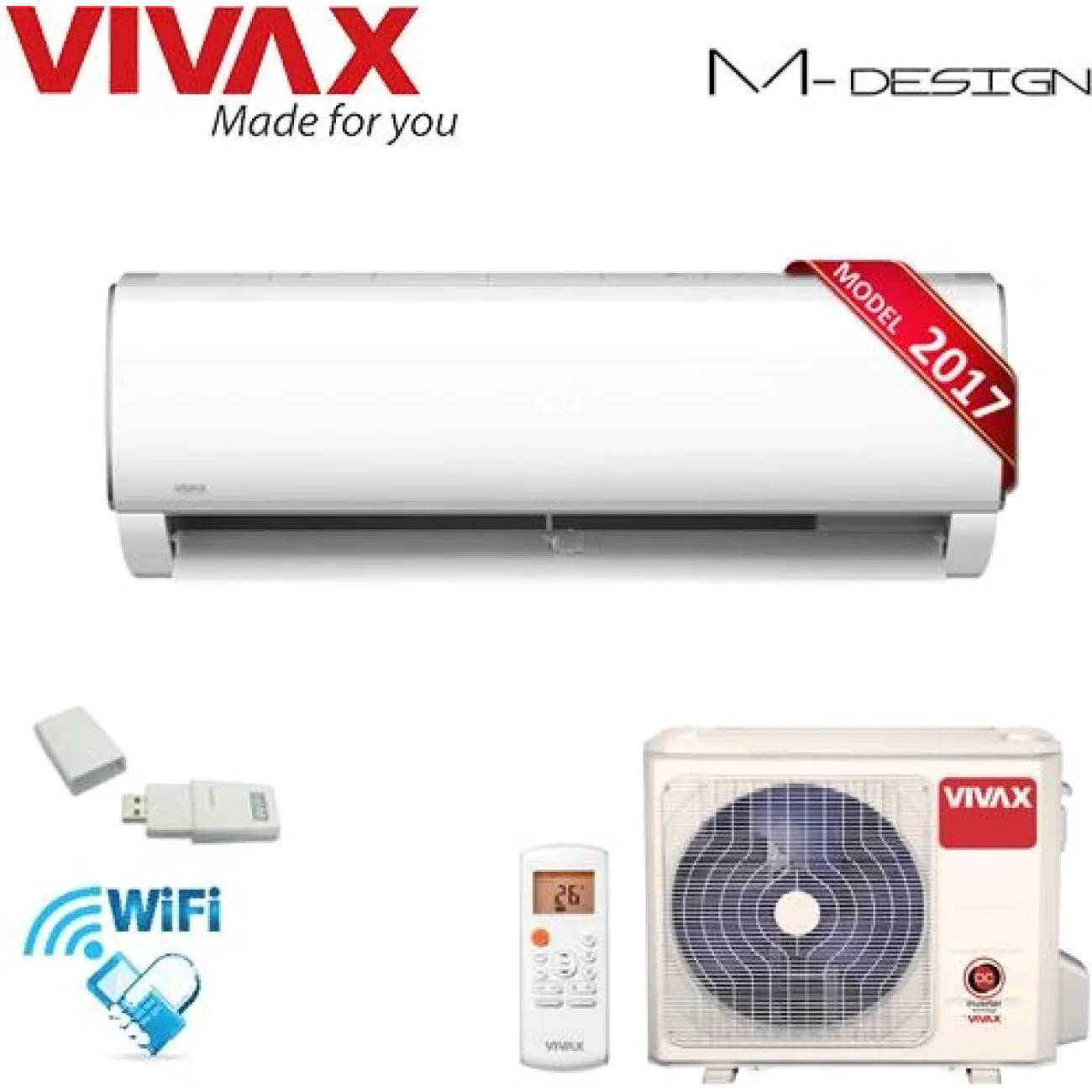 Кондиционер VIVAX M-Design 12000 BTU ACP-12CH35AEMIs