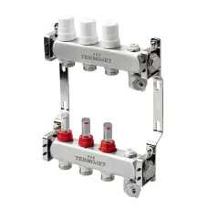 Set distribuitor inox 3 cai cu debitmetru TJ-W-03