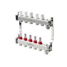 Set distribuitor inox 5 cai cu debitmetru TJ-W-05