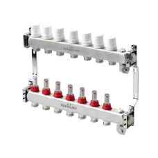 Set distribuitor inox 7 cai cu debitmetru TJ-W-07