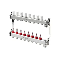 Set distribuitor inox 8 cai cu debitmetru TJ-W-08