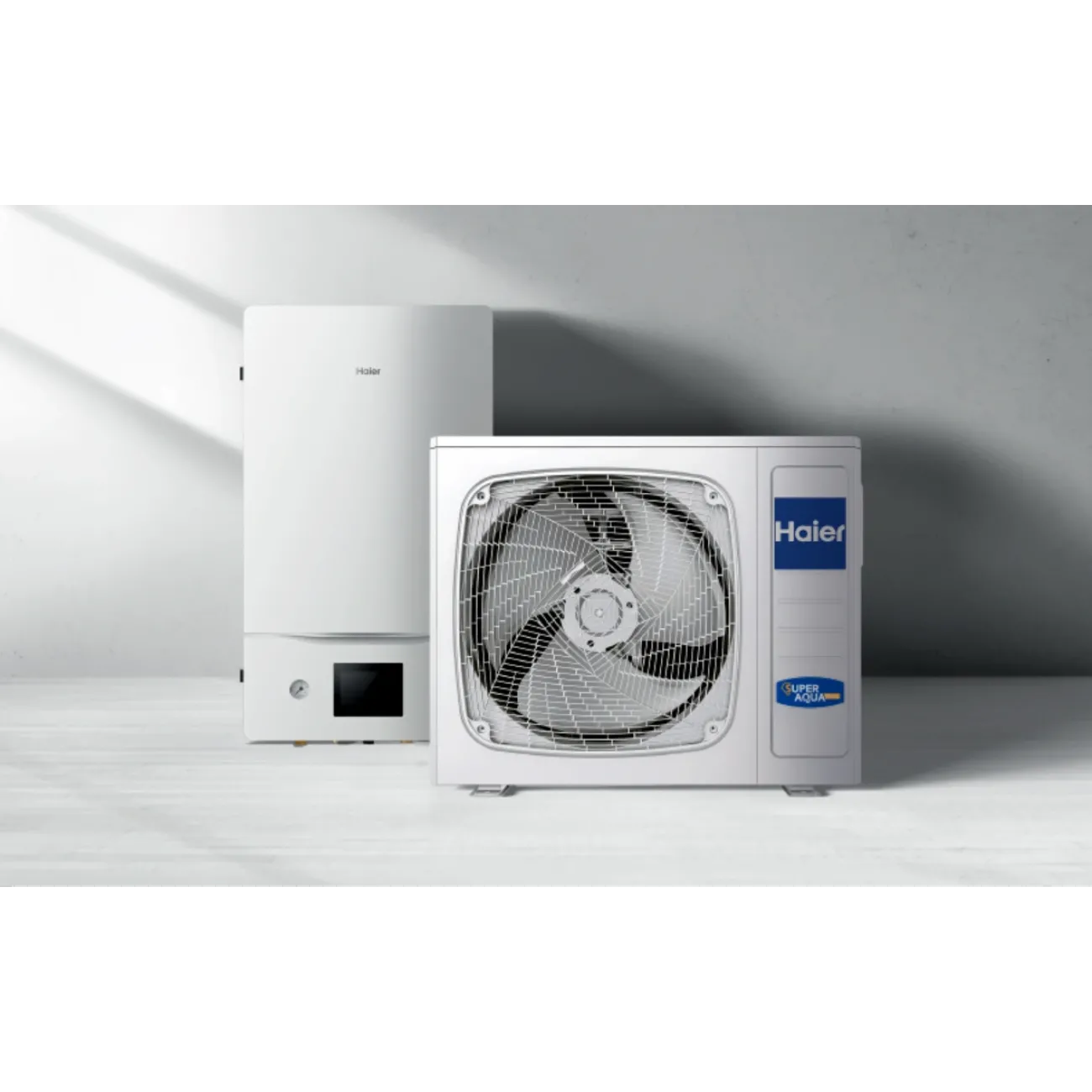 Тепловой насос сплит-система Haier Super Aqua 4 кВт, воздух-вода