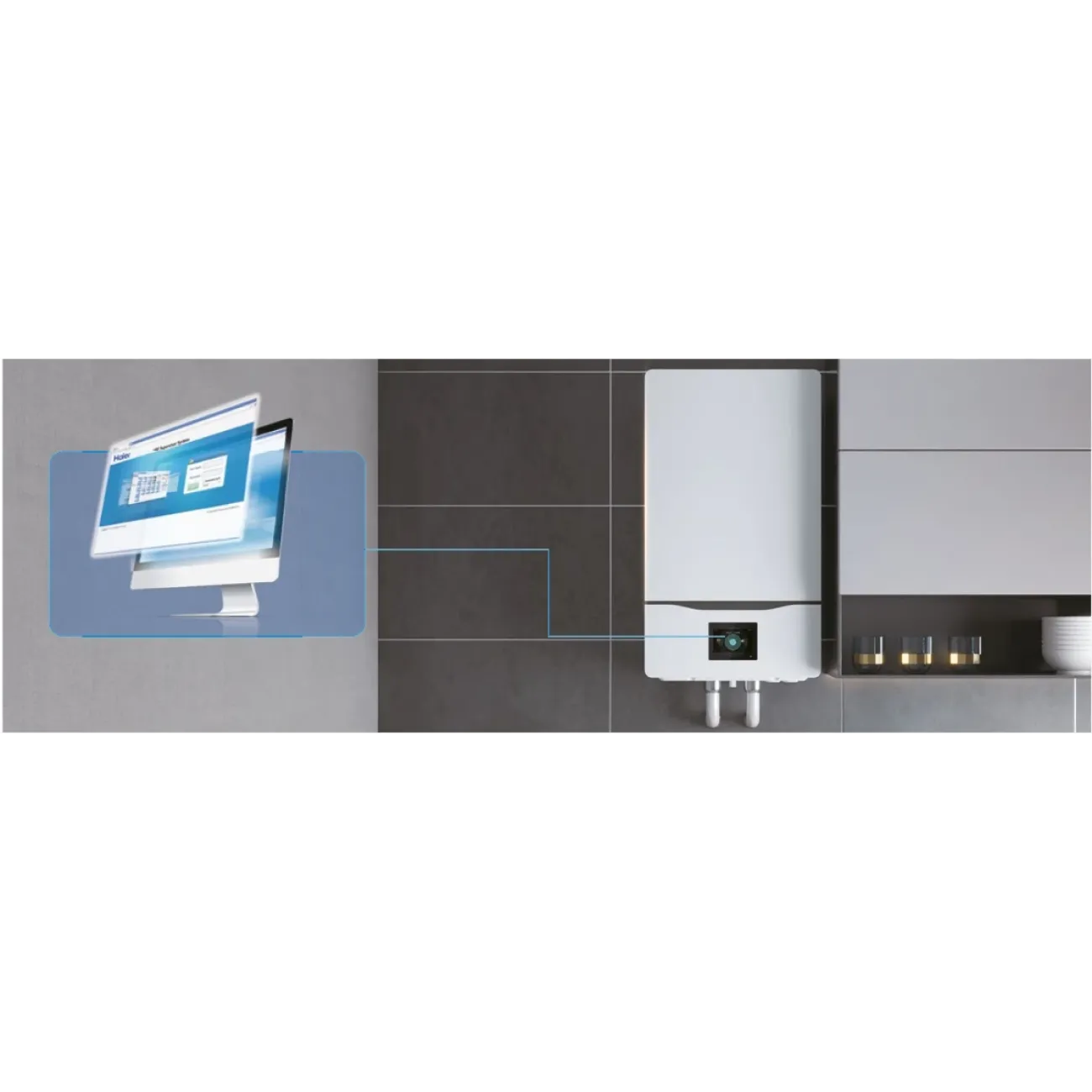 Тепловой насос сплит-система Haier Super Aqua 4 кВт, воздух-вода