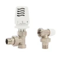 Set robineti cap termostat ICMA tur-retur 1/2 