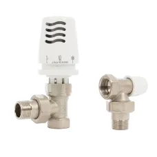 Set robineti cap termostat ICMA tur-retur 1/2 