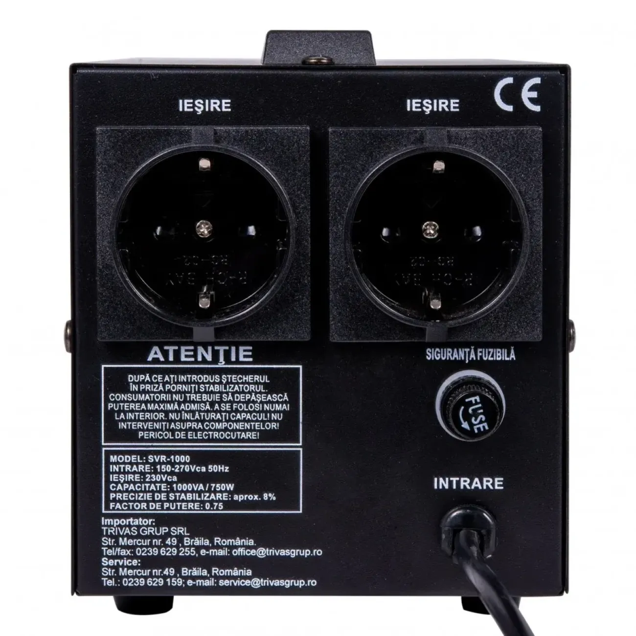 Стабилизатор напряжения Conter MVR 1000VA/600W